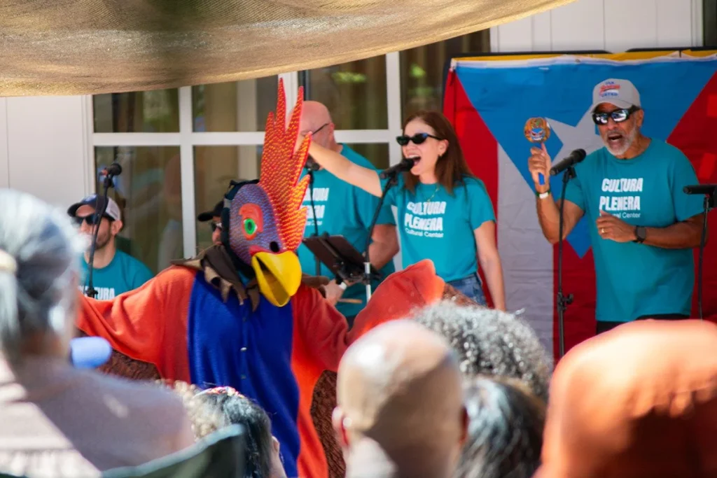 Cultura Plenera performs at Puerto Rico in Maryland at Sandy Spring Museum.
