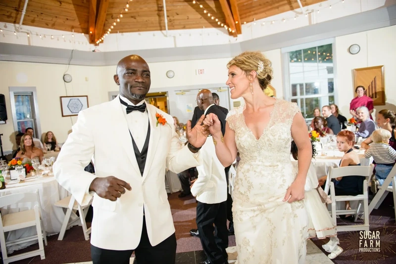 Wedding celebration at Sandy Spring Museum