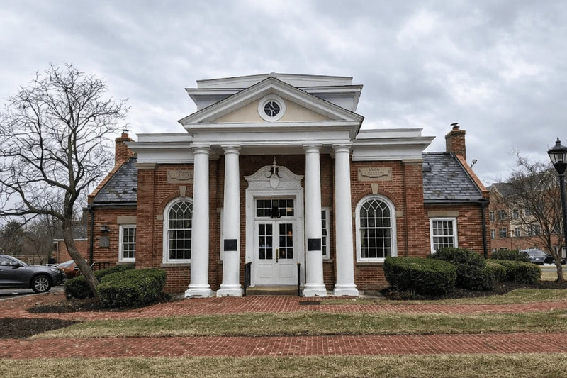 Historic Sandy Spring Bank building